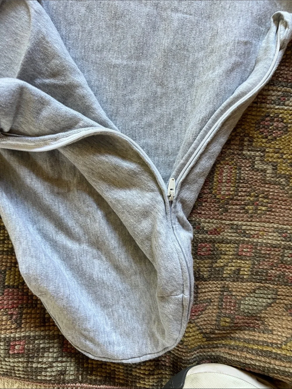 aden + anais Light Gray Swaddle Wrap